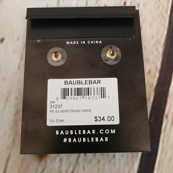 Anthropologie Baublebar Silverstream Drop Earrings - Picture 4 of 4